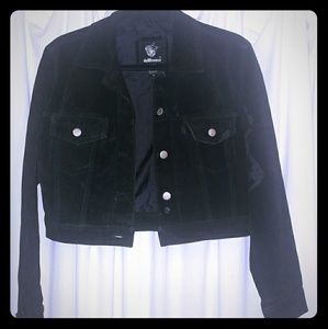 Black Dollhouse Real Leather Jacket